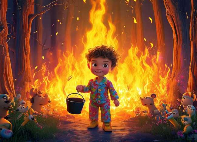 儿童故事视频着火的故事、火灾的故事幼儿