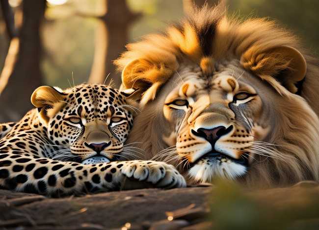 豹子睡前故事 睡前故事豹子跟狮子