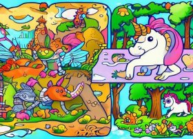 儿童故事简笔画4幅图，儿童故事简笔画图片大全大图