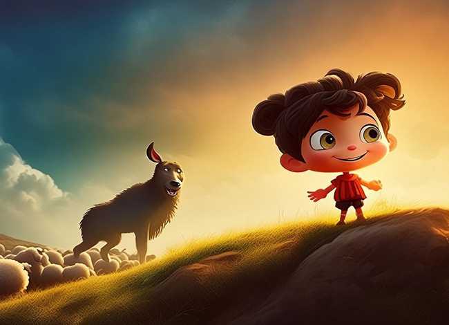 儿童讲故事3一5分钟狼来了 - 幼儿故事视频 狼来了 三分钟