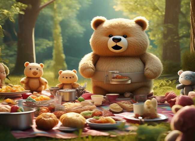 绘本故事小熊请客；绘本故事小熊请客的内容