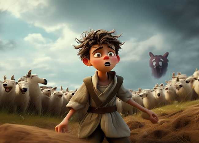 狼来了经典儿童故事视频、狼来了故事小视频