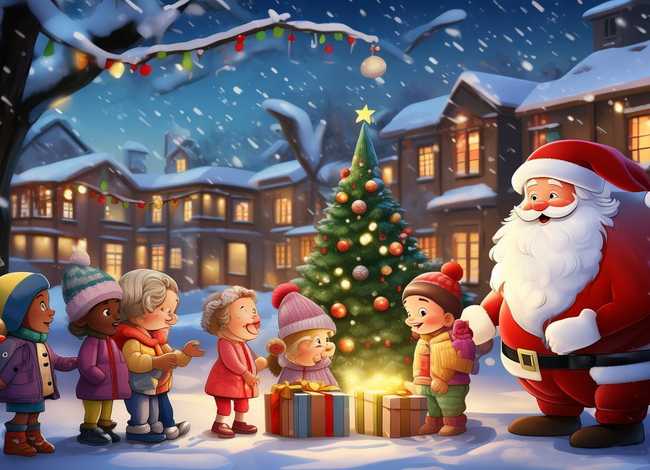 圣诞快乐儿童故事 - 圣诞快乐故事幼儿园