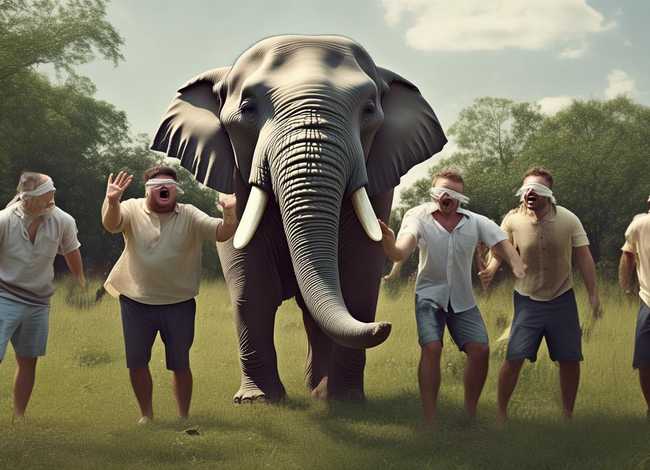 盲人摸象的故事及道理（盲人摸象的故事及道理是什么）