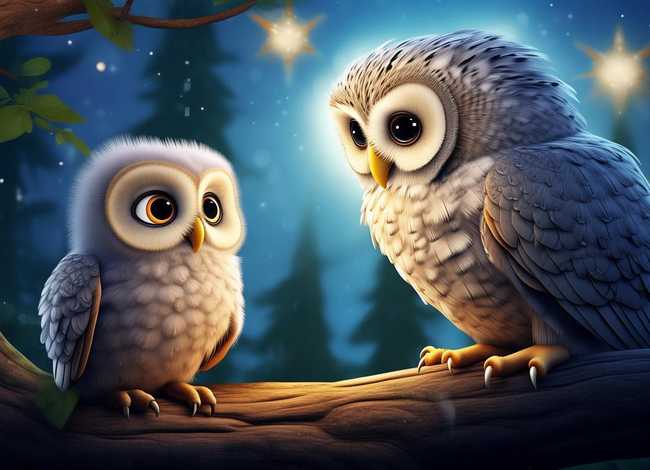 关于猫头鹰儿童的故事简短（关于猫头鹰的幼儿故事）