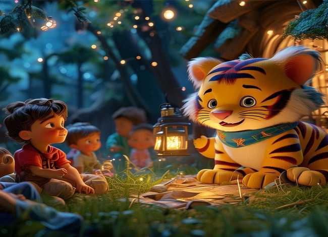 老虎的儿童故事，老虎的故事3-6岁幼儿睡前故事