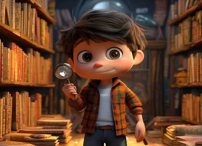 儿童侦探读物插画 儿童侦探读物插画图片