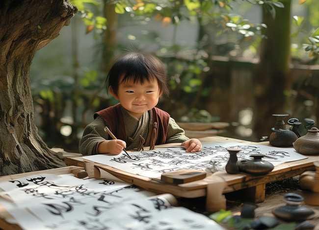 书圣王羲之幼儿故事，书圣王羲之故事读后感