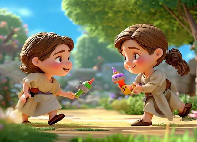 古代儿童玩耍图片 - 古代儿童玩耍图片卡通