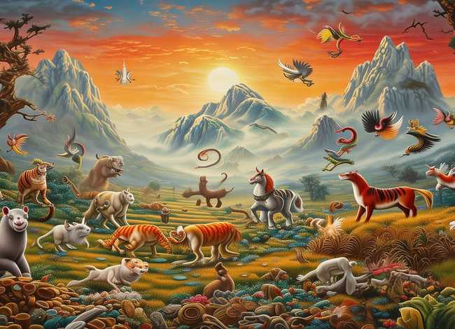 十二生肖故事文本 十二生肖故事文本图片