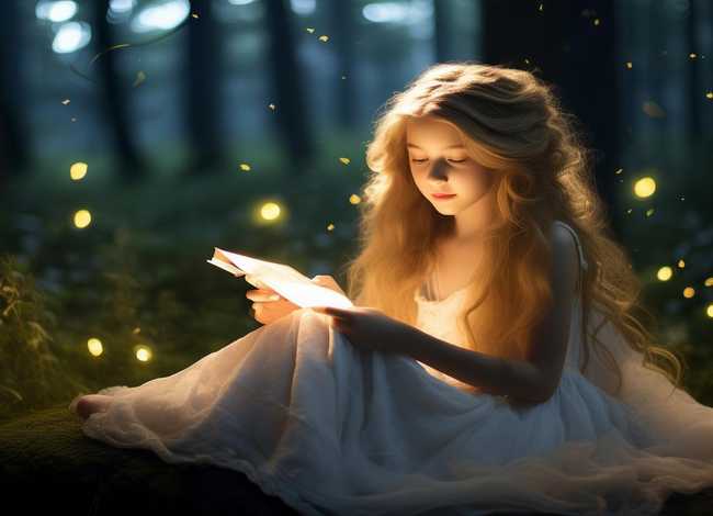 精灵的睡前故事儿童，精灵公主的睡前故事