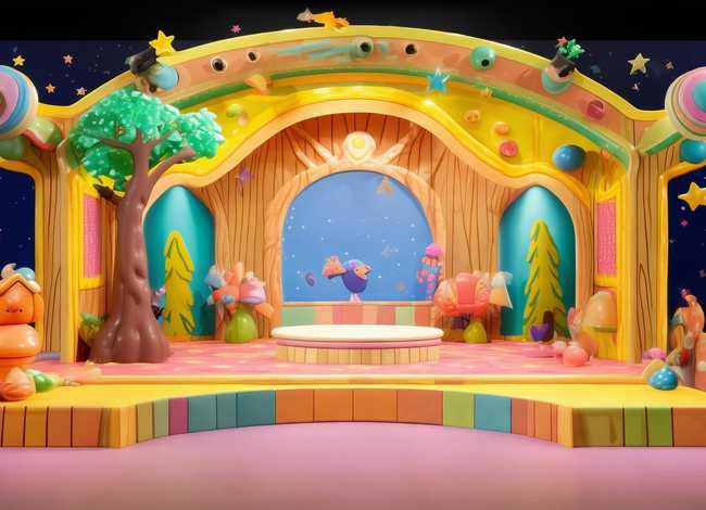 儿童舞台讲故事 幼儿园讲故事小舞台