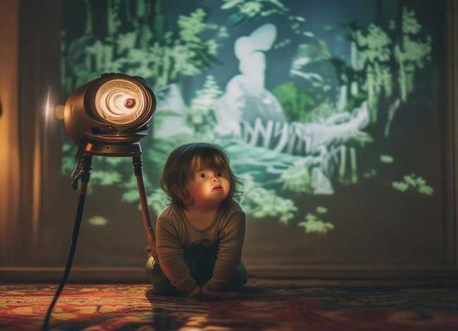 儿童故事投影仪比较模糊、故事投影仪伤眼睛吗