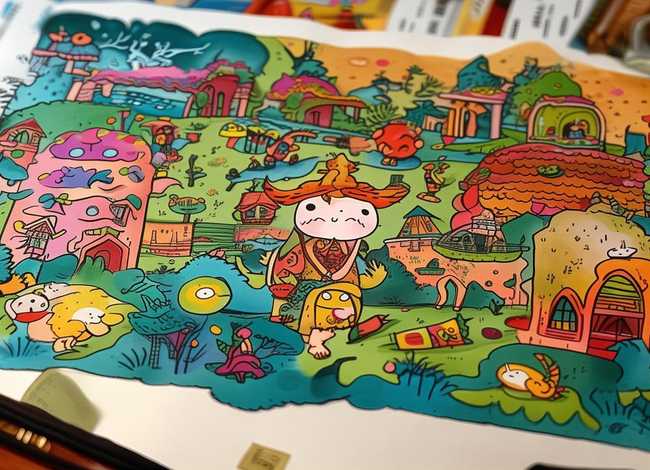 绘本故事绘画图片手画；绘本故事绘画图片手画版