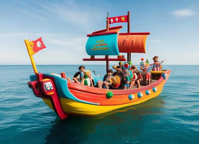 儿童海盗科普故事书 关于海盗船的幼儿故事