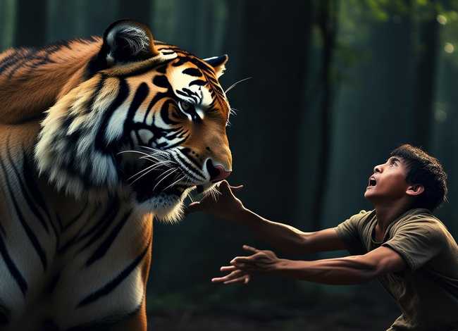 睡前故事虎假虎威的故事 假虎威的故事视频