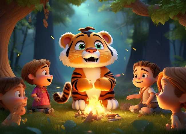 老虎儿童故事在线收听 - 少儿故事老虎