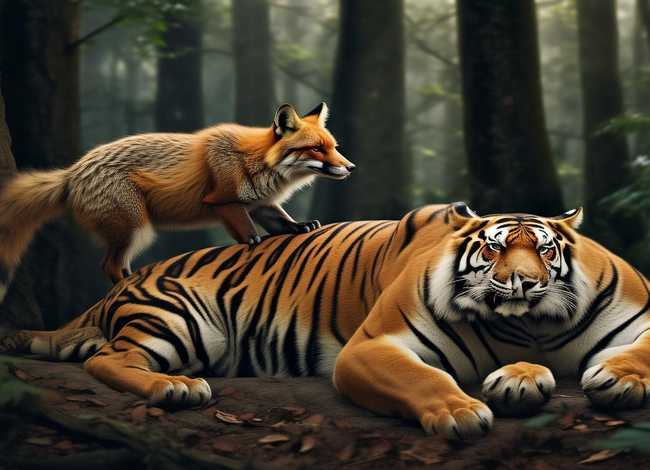 狐假虎威的意思是什么；狐假虎威的意思是什么标准答案