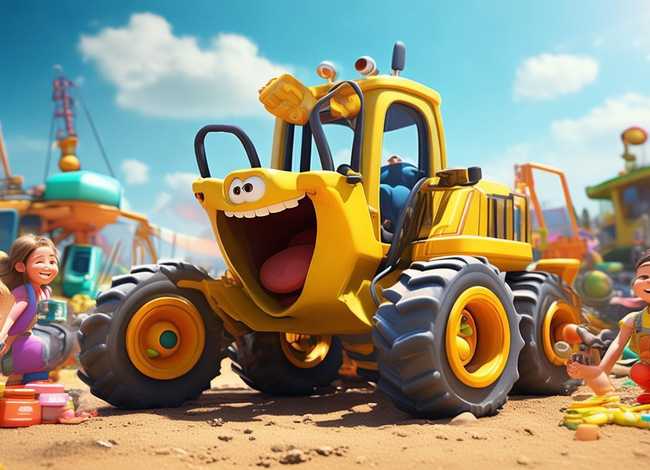 儿童挖掘机动画片视频（儿童挖掘机动画片超长）