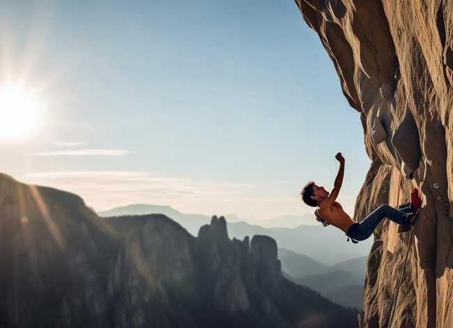 攀岩者的励志故事（攀岩者的励志故事50字）
