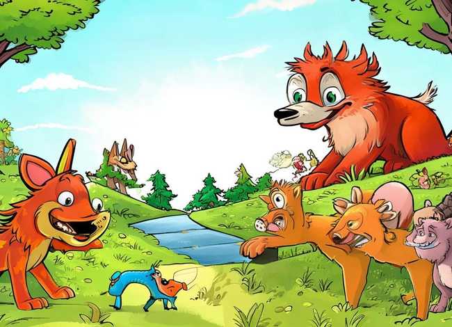 寓言故事连环画儿童绘本，寓言故事 连环画