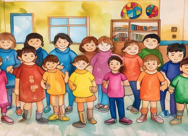 水粉画幼儿，水粉画幼儿园简单图片