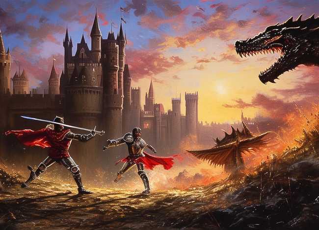 经典故事主题绘画；经典故事主题绘画图片