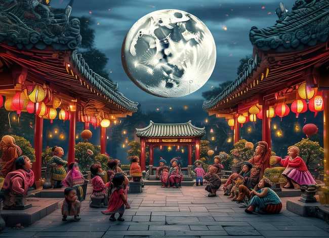 中秋节来历小故事幼儿 - 中秋节来历小故事幼儿版