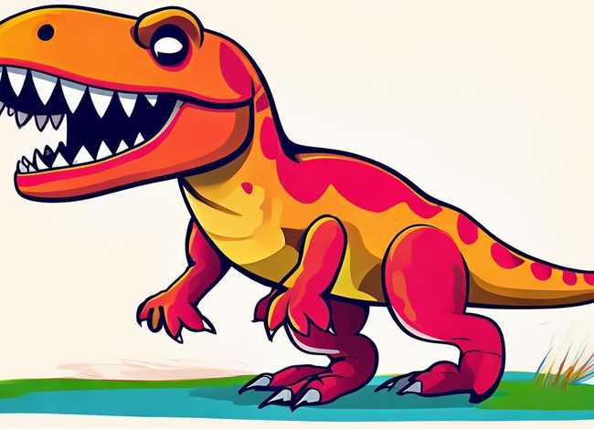 儿童恐龙简笔画；儿童恐龙简笔画霸王龙