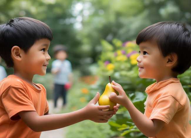 孔融让梨的故事儿童版概括，孔融让梨故事简单概括