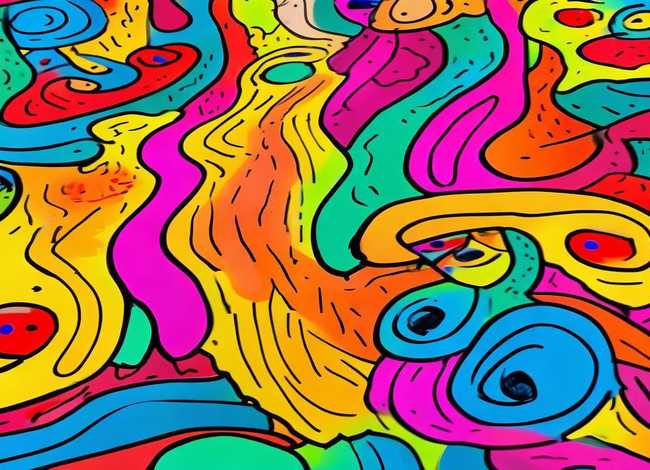 线条画儿童画图片；线条画儿童画图片大全