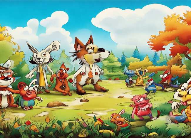 寓言故事绘画作品、寓言故事绘画作品四年级