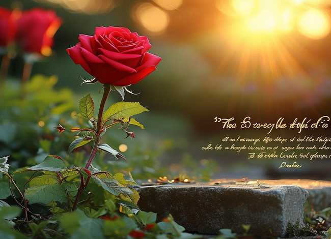 玫瑰的故事 经典语录（玫瑰的故事 经典语录摘抄）