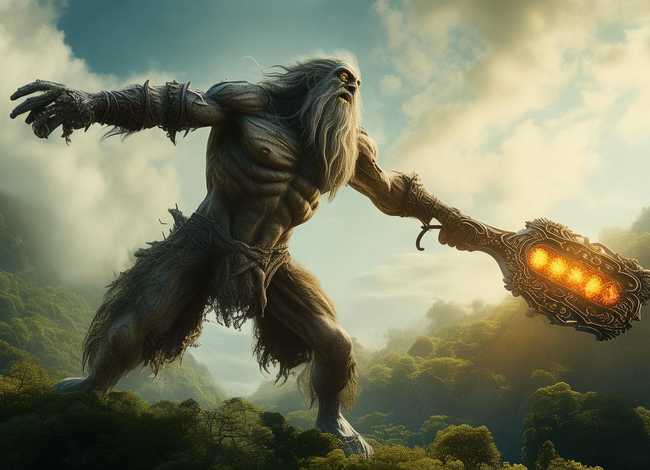 巨人 马趴；巨人马趴柄图