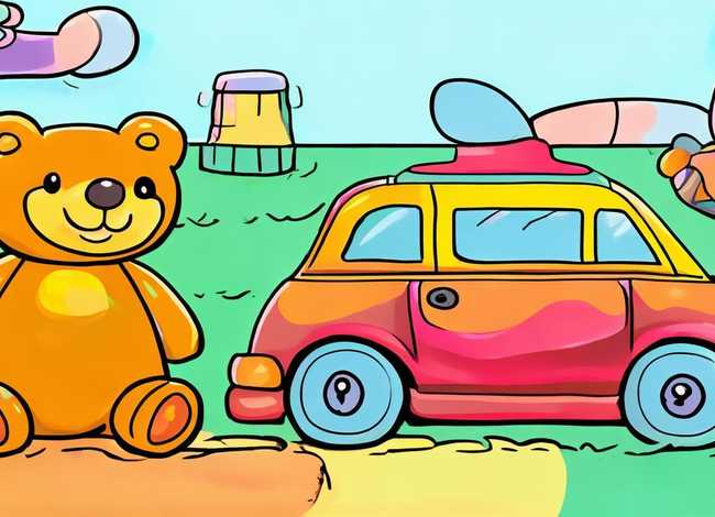 线描画玩具儿童画 线描画玩具儿童画图片