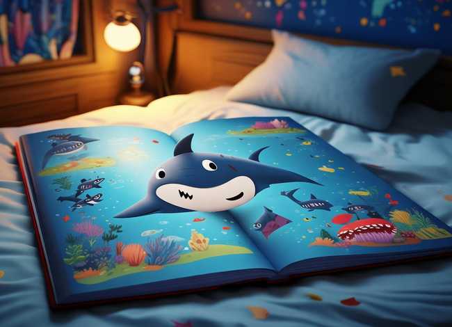 儿童睡前故事有声绘本鲨鱼，鲨鱼宝宝睡前小故事大全
