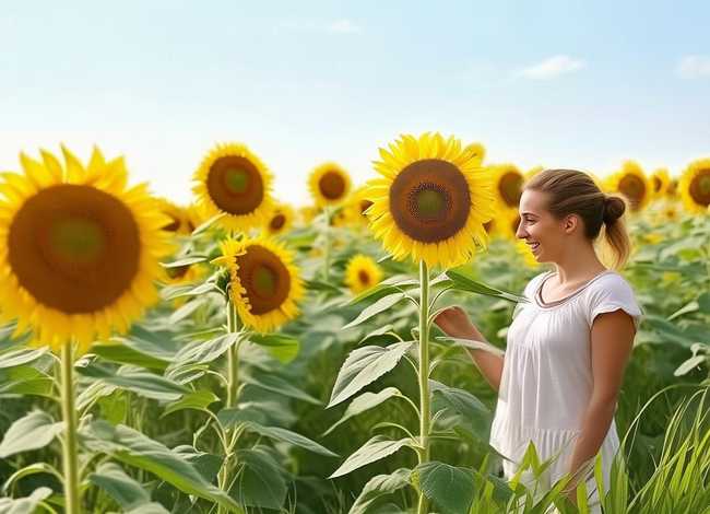 妈妈的向日葵儿童故事；向日葵和妈妈的故事