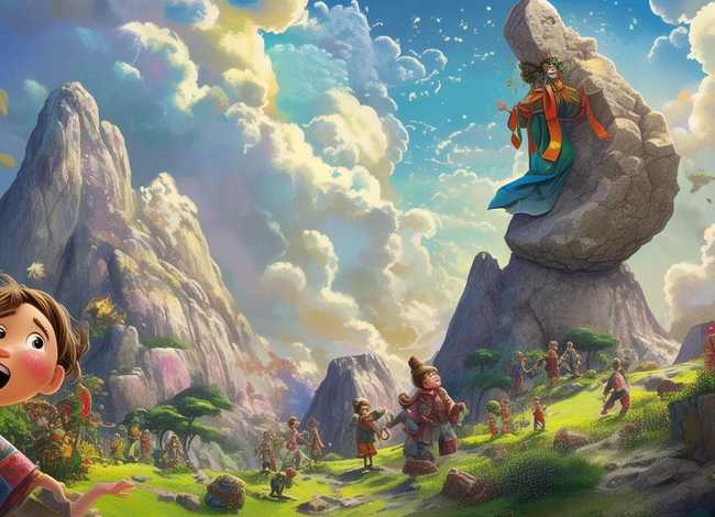 女娲补天的故事视频儿童故事，女娲补天的视频故事,喜欢听故事的小朋友们快点过来吧