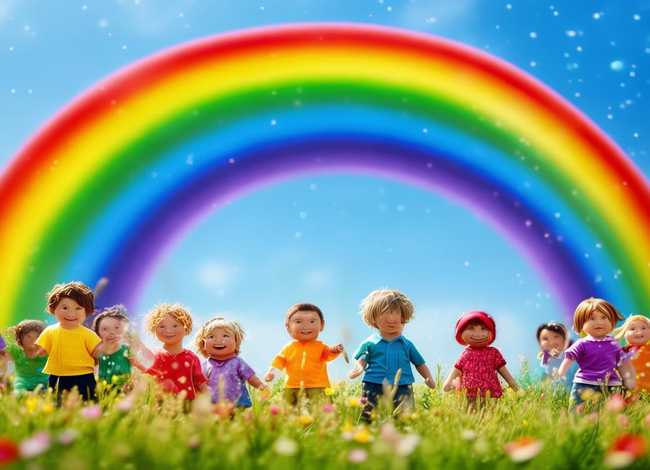 儿童故事彩虹的故事 - 彩虹的故事幼儿故事