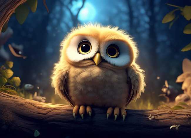 猫头鹰儿童故事百科 - 猫头鹰的幼儿故事