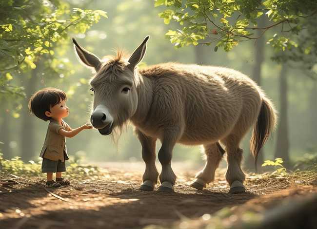 儿童故事父子抬驴 - 伊索寓言中父子抬驴故事读后感