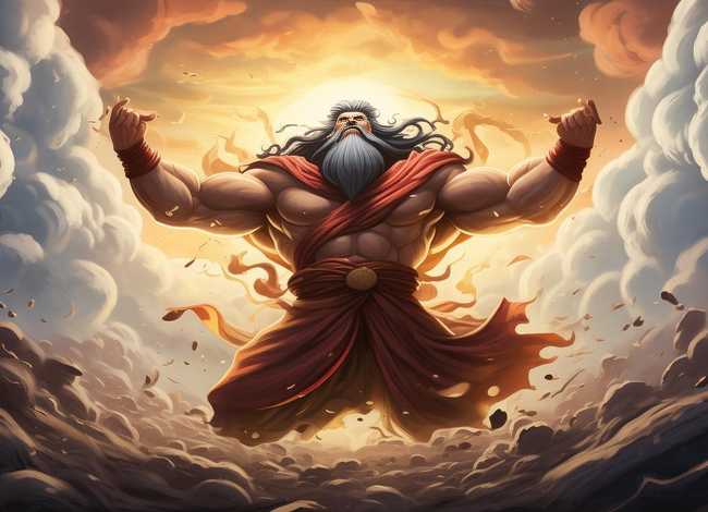 儿童故事盘古开天地的神话故事、盘古开天地的神话故事动画