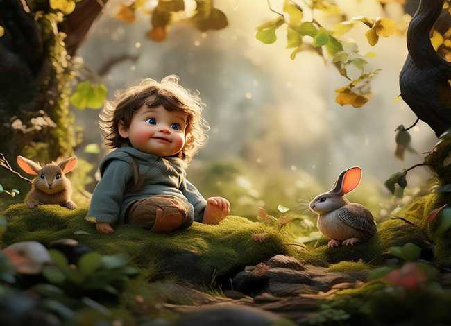 小孩的儿童故事 - 小孩儿的故事视频