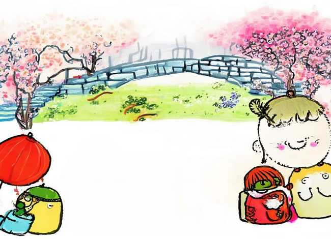 儿童对联 - 儿童对联简笔画