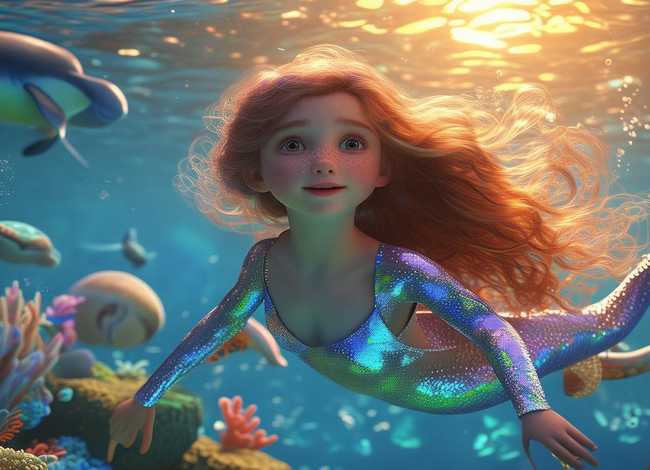 儿童美人鱼故事睡前绘本（少儿睡前故事美人鱼的故事）