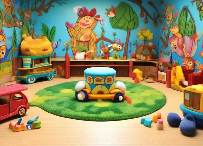 儿童故事场景道具，幼儿园故事场景教具