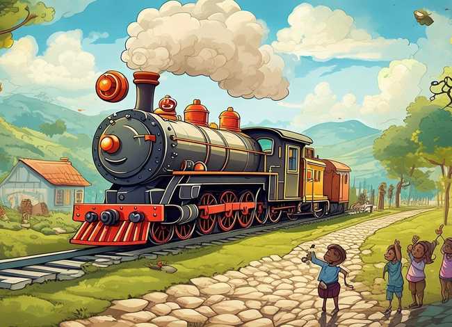火车故事儿童有声绘本、火车的故事绘本