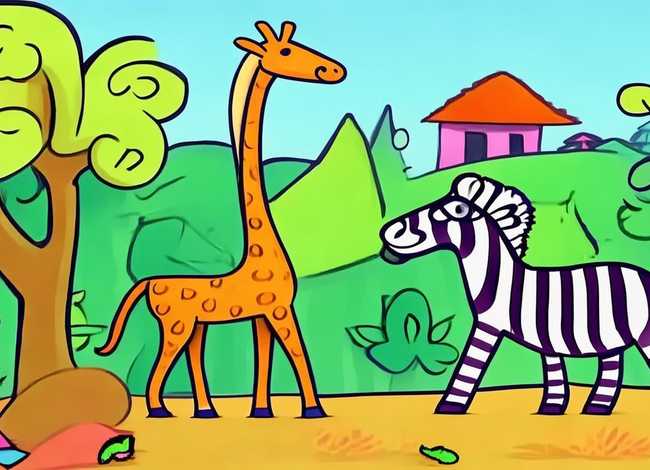 动物绘本故事简笔画 - 动物绘本故事简笔画图片