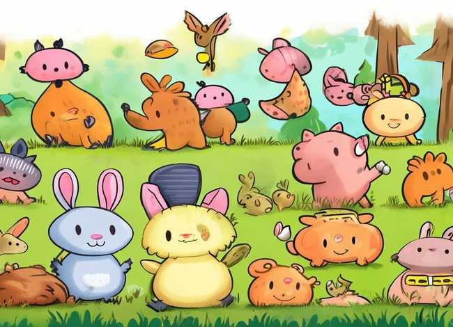三年级绘本故事绘画简单动物 - 三年级绘本故事绘画简单动物图片