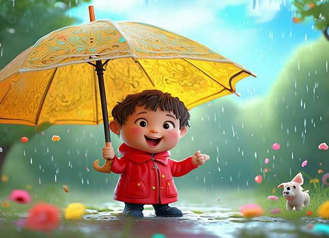 小雨伞小朋友故事;小雨伞小朋友故事图片 小雨伞小朋友故事;小雨伞小朋友故事图片